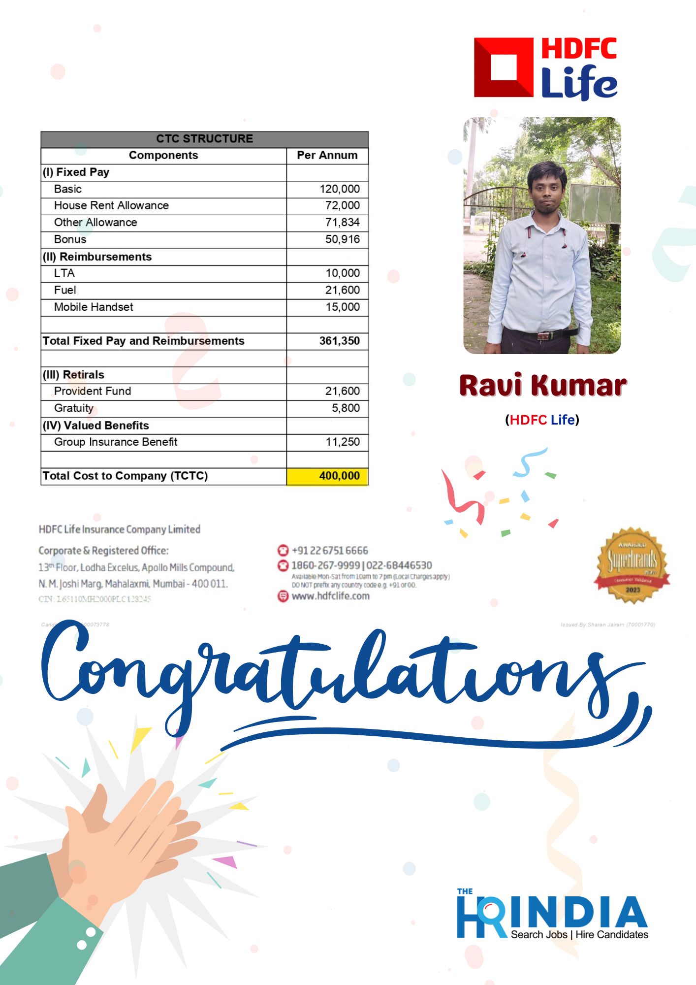 Ravi Kumar  | The HR India